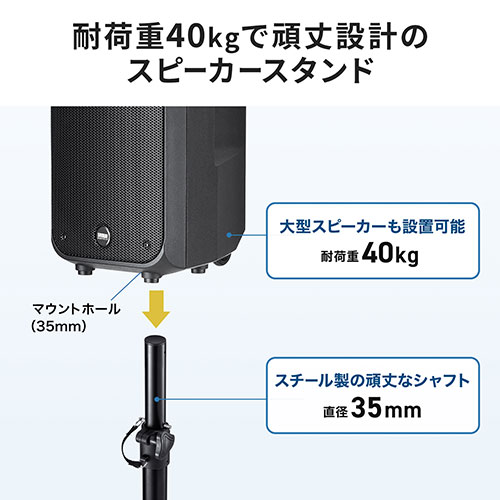 サンワサプライ スピーカースタンド MM-SPST6N 人気 おすすめ ヘッドフォン イヤホ...