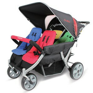 生活 雑貨 通販 オートブレーキ・折りたたみ自立機能付き・4人乗り高機能モデル 大型ベビーカーFamilidoo(ファミリードゥー) 幼稚園 保育園 お散歩用【代引不可】