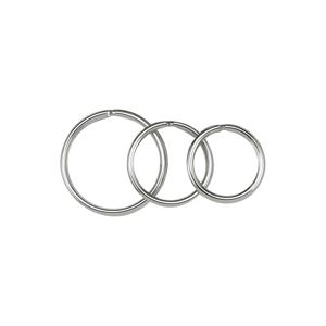 文具・オフィス用品 (業務用200セット) ミツヤ キーリング KR-3P No.3 6個 【×200セット】