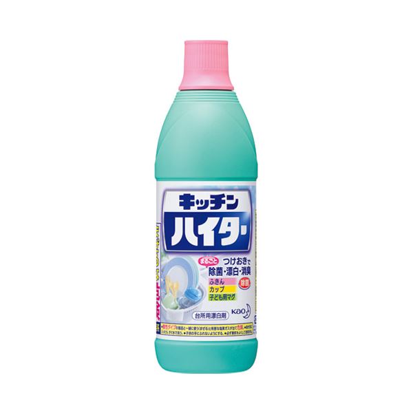 キッチン・食器 キッチン洗剤・クリーナー 関連 (まとめ）キッチンハイター 液体 600ml【×20セット】