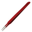 まつ毛エクステ マツエク rubis アイラッシュ用丸ツイーザー レッド(4)