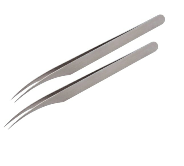 まつ毛エクステ マツエク MEDICALASH 国産精密ツイザー 曲線 2本