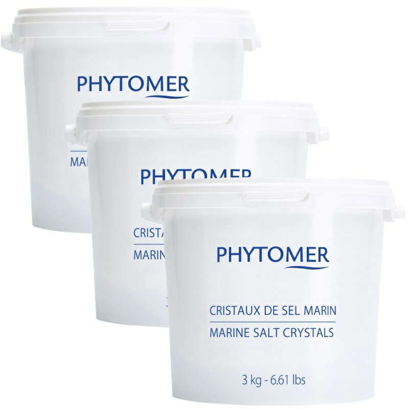 PHYTOMER フィトメール クリスタル ソルト 3kg 3個