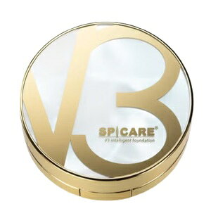 商品名【SPICARE】V3 インテリジェントファンデーション 15g仕様■内容量：15g■製造国：韓国■本体／パフ付き【使用方法】吐出口の両脇を押してください。1プッシュの量（1回分）を付属の専用パフに取り、フェイスライン〜頬〜目元〜額の順に、下から上へ軽く引き上げながらスタンプを押すように塗ってください。※HARI※1のメリットを損なわないために、パフは引きずらず、ポンポンとスタンプを押すようにお使いください。※加水分解カイメン、シリカ（全て整肌）全成分水、酸化チタン、プロパンジオール、エチルヘキサン酸セチル、安息香酸アルキル（C12−15）、サリチル酸エチルヘキシル、ジエチルアミノヒドロキシベンゾイル安息香酸ヘキシル、サリチル酸ブチルオクチル、セチルPEG／PPG−10／1ジメチコン、リンゴ酸ジイソステアリル、シクロペンタシロキサン、ナイアシンアミド、ポリリシノレイン酸ポリグリセリル−6、（HDI／トリメチロールヘキシルラクトン）クロスポリマー、ミツロウ、キシリチルグルコシド、水酸化Al、硫酸Mg、セスキオレイン酸ソルビタン、ジステアルジモニウムヘクトライト、ステアリン酸、無水キシリトール、月見草油、キシリトール、ジメチコンクロスポリマー、香料、カプリリルグリコール、トリエトキシカプリリルシラン、パンテノール、アマニ油、エチルヘキシルグリセリン、アデノシン、BG、グリセリン、1，2−ヘキサンジオール、シリカ、EDTA−2Na、加水分解カイメン、ダイズ種子エキス、バンブサアルンジナセア液汁、クララ根エキス、エクトイン、ドクダミエキス、リナロール、加水分解コラーゲン、マンニトール、レシチン、テトラヘキシルデカン酸アスコルビル、ローズマリーエキス、ツボクサ葉小胞、トマト果実小胞、シャクヤク根小胞、ハス葉小胞、セラミドNP、酢酸トコフェロール、ダイズ油、ツボクサエキス、サフラン花エキス、ヒアルロン酸Na、アデノシン三リン酸、ニコチンアミドアデニンジヌクレオチド、リンゴ繊維、ツバキ花エキス、ハイビスカス花エキス、ヒト臍帯血細胞順化培養液、ヒナゲシ花エキス、レチノール、トコフェロール、ヒマワリ種子油、プロポリスエキス、フィセチン、アシアチコシド、アシアチン酸、マデカッソシド、マデカシン酸、没食子酸エピガロカテキン、クェルセチン、ニコチンアミドモノヌクレオチド、酸化鉄、マイカ、グンジョウ商品画像はイメージです。色味・形状・質感などが実際の商品と多少異なる場合がございます。※パッケージや商品デザインは、変更となる場合がございます。あらかじめご了承ください。広告文責 有限会社ワイズギフト電話番号 050-3612-6714メーカー名 SPICARE生産国 日本商品区分 化粧品＊当店の化粧品は、適切な環境で保管しています。また、化粧品の使用期限につきましても厳格に管理しています。安心して、お買い求めください