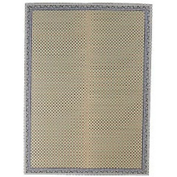 絨毯 ござ 丈夫で耐久性がある 便利な い草花ござ『かれん』 ブルー 261×352cm