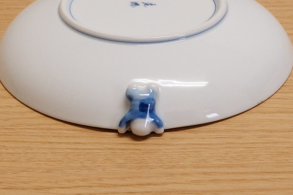 皿 有田焼 ちょうど良い大きさ 遊び唐子 取皿 (黄)