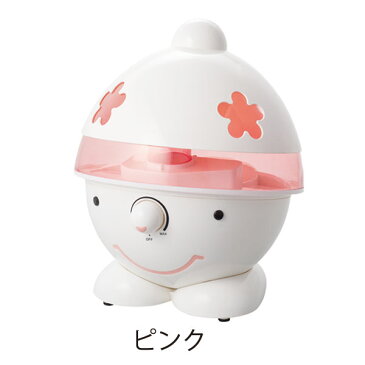 超音波加湿器 ゆきんこ ピンク