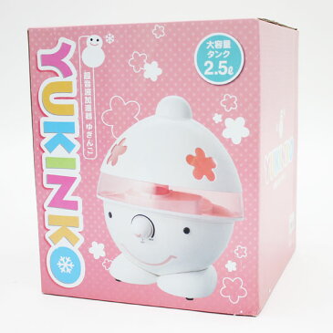 超音波加湿器 ゆきんこ ピンク