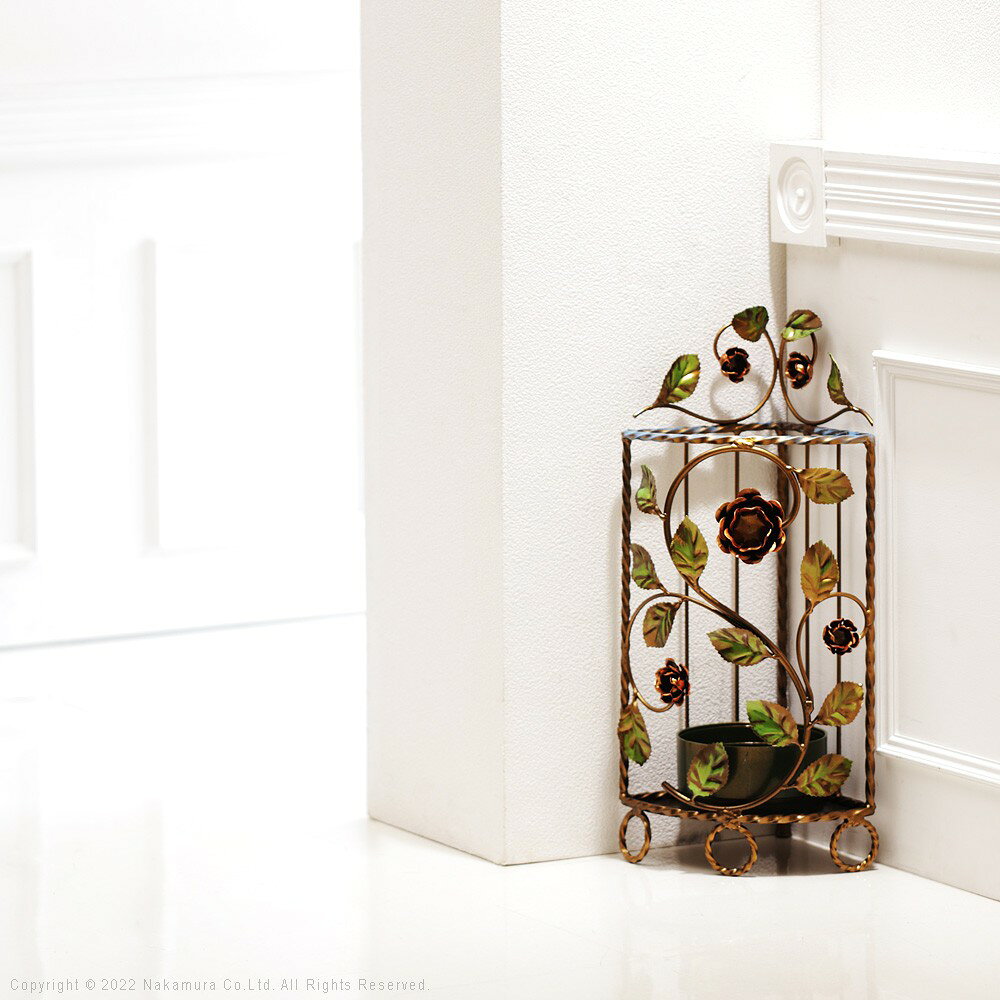 イタリア 家具 ヨーロピアン ヴェローナクラシック アイアン傘立て-コーナー 傘 玄関 ヨーロッパ家具 ..