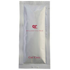 CRE CHEZ クレシェ qr. ブリリアントCO2パック 業務用 10g/1包 ×32包qr. ブリリアント CO2パック (10g/1包)×32 包エステサロン・美容室 用品