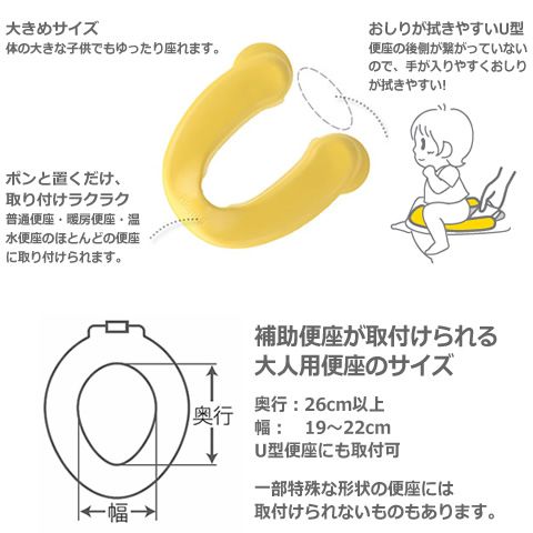 幼児 補助便座 座り心地の良いやわらか素材 ベビー用品 ソフト補助便座 ピンク(P)