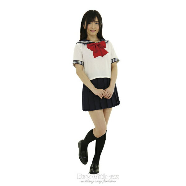 衣装 ハロウィン 仮装 ハロイン halloween costume ハローウィンコス！コスプレ！清純派 セーラー服 赤いリボン 女子高 制服 学生服 Mサイズ！sexy costume