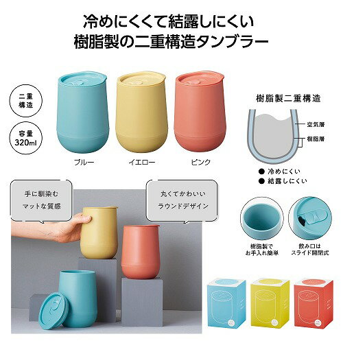 【ブラックフライデー期間 全品ポイント2倍】蓋付ダブルウォールタンブラー(60個)36333