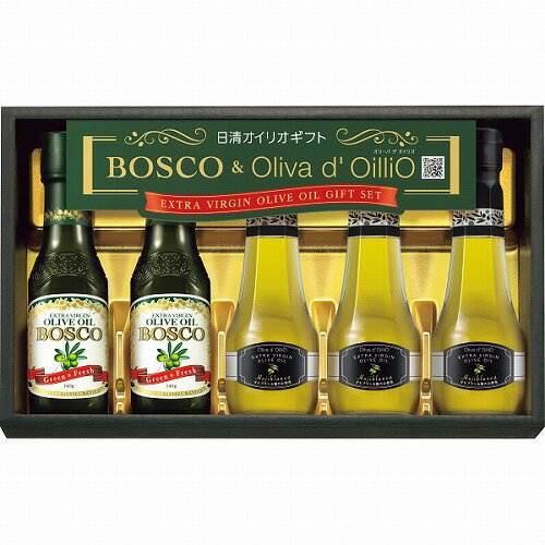 【ブラックフライデー期間 全品ポイント2倍】 ボスコ＆オリーバデオイリオEXVオリーブオイルギフトBL-30 お歳暮 お中元 内祝い メッセージ ギフト 記念品 法事引出物 快気祝