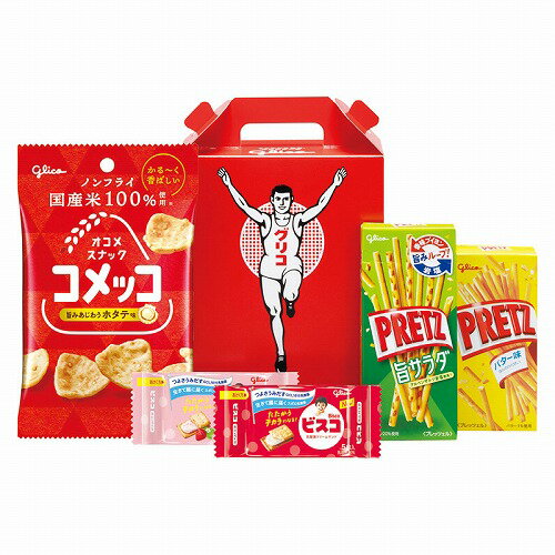 SPEC ◆50個 ◆サイズ：174×289×94mm ◆個包装：化粧箱 ◆内容量:ビスコ・ビスコいちご・プリッツバター味・プリッツ旨サラダ・コメッコホタテ味×各1 ◆日本製 ご利用シーン イベント,チーム,オリジナルタオル,ノベルティ,プ...