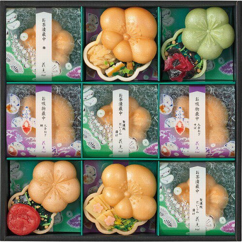 【3/10日限定　全品ポイント2倍】辻が花　お茶漬・お吸物最中詰合せYT-30