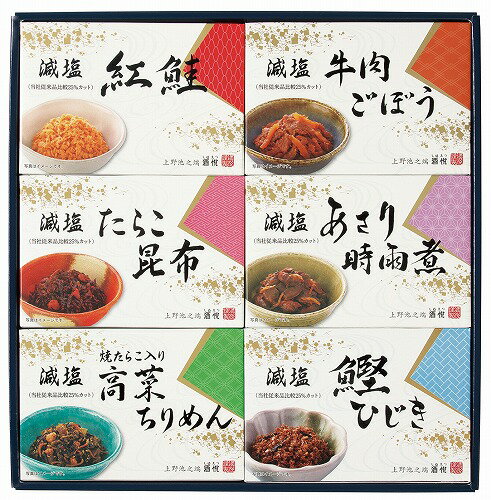 Rakuten - 【6/15日限定　全品ポイント2倍】酒悦　減塩佃煮・惣菜詰合せ　HG-35お歳暮　お中元　内祝い　メッセージ　ギフト　記念品　　法事引出物　快気祝