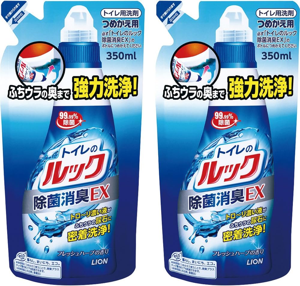 トイレのルック除菌消臭EX 詰め替え350ml　2個セット