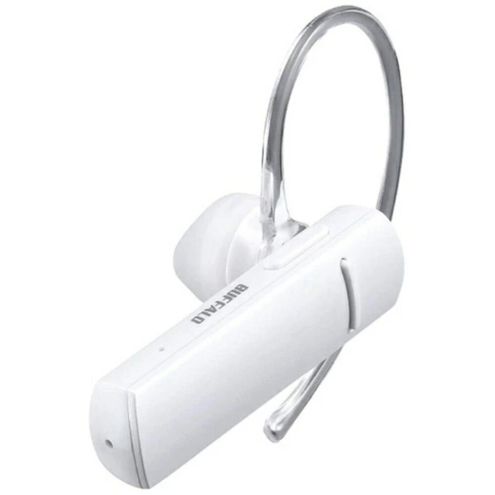 BUFFALO｜バッファロー ヘッドセット ホワイト BSHSBE200WH [ワイヤレス（Bluetooth） /片耳 /イヤフックタイプ]