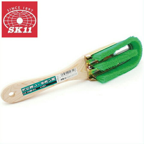 SK11 掃除ブラシ U3型ナイロン毛ブラシ NO.95 [台所 スポンジ お風呂掃除 たわし タワシ 左官道具 大工..