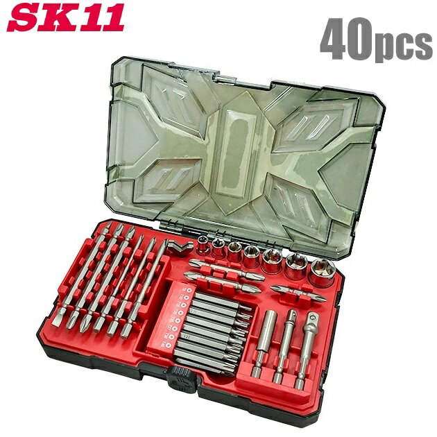 SK11 ソケットセット ビットセット 36種 SCS-105 6.35mm/六角軸 ドリルドライバー・インパクトドライバー用 電動ドラ…