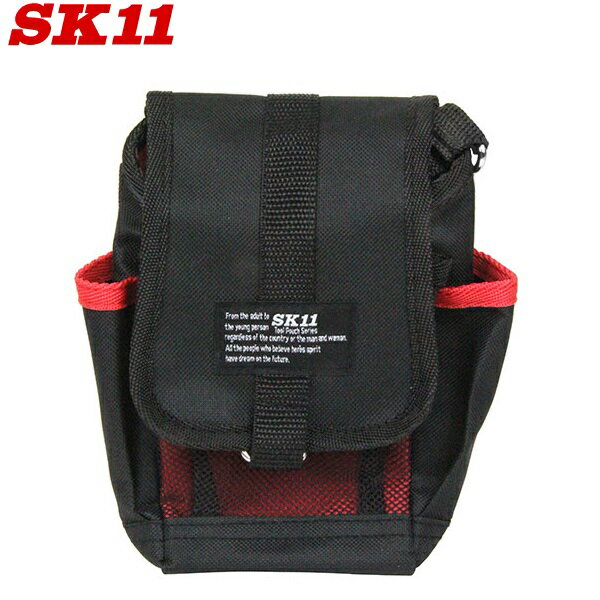 SK11チョークバッグ レッド F-744 RED ツールケース 工具ケース 腰袋 工具差し 小物入れ 工具袋 工具入..