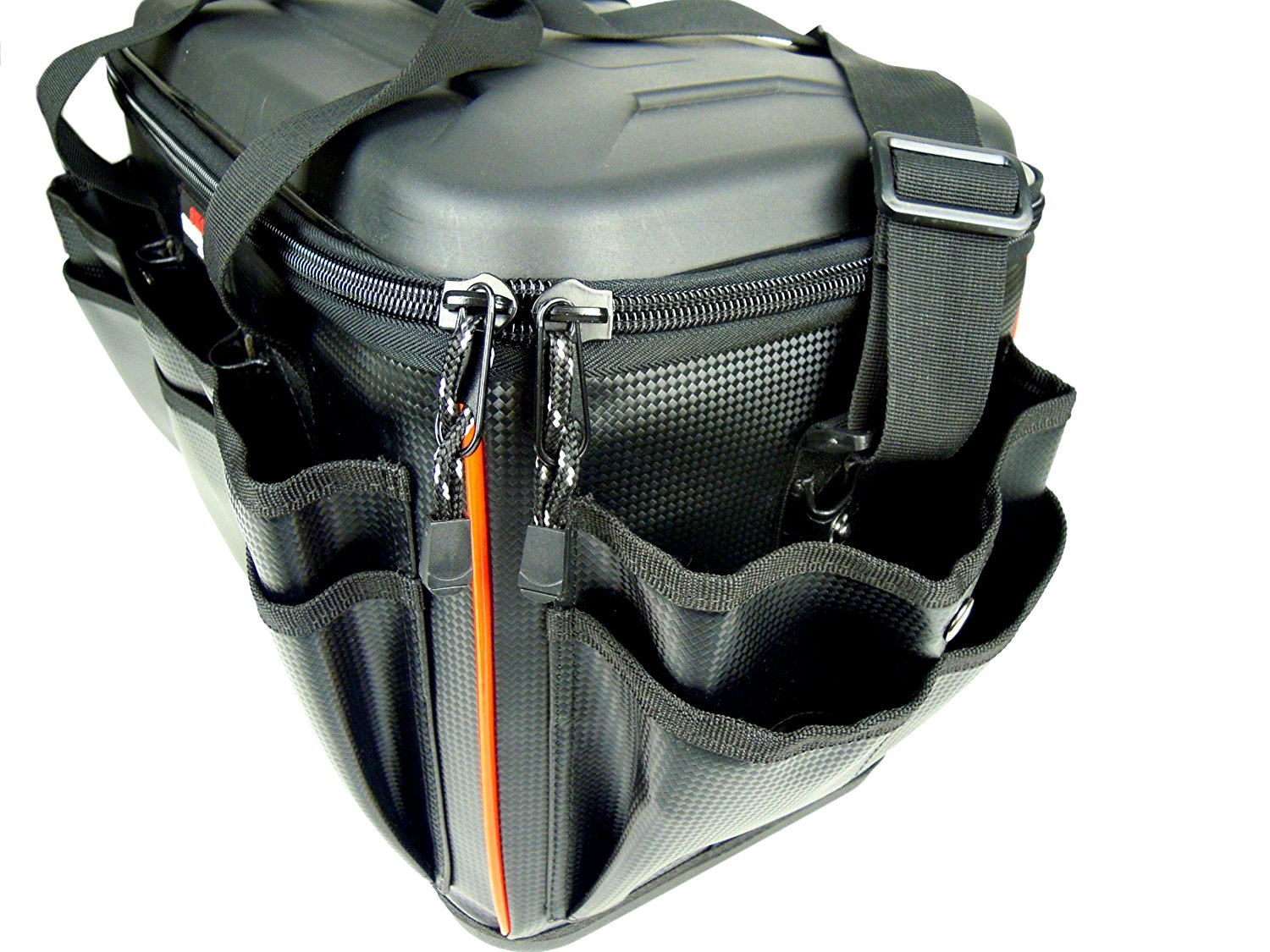 SK11 工具バック 工具バッグ ツールバッグ ショルダーベルト付 STB-HARD-L 大容量 プロ仕様 ガーデニングバッグ 工具入れ 工具箱