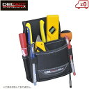 DVLTACT 腰袋 2段 DT-23BK 工具差し 超高強度生地使用 釘袋 ドライバー ペンチ シノ 工具バッグ 工具袋 大工道具