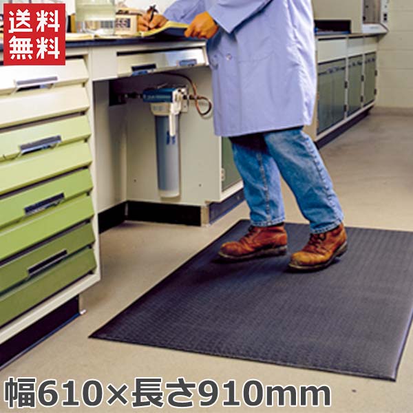 振動吸収マット シート フロアマット 防音 610×910mm 吸音材 作業マット 衝撃吸収 スリップ防止
