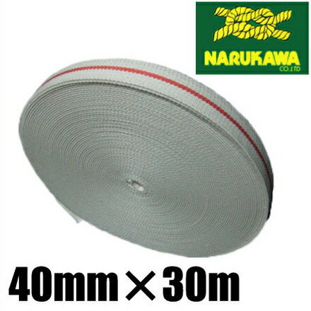 生川 荷締めベルト トラックバンド 40mm×30m [平ベルト トラック 用品 軽トラック 荷台]