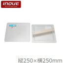 イノウエ パテ板 プラスチック製 盛板 250×250mm 日本製 左官道具 左官鏝 大工道具 パレット