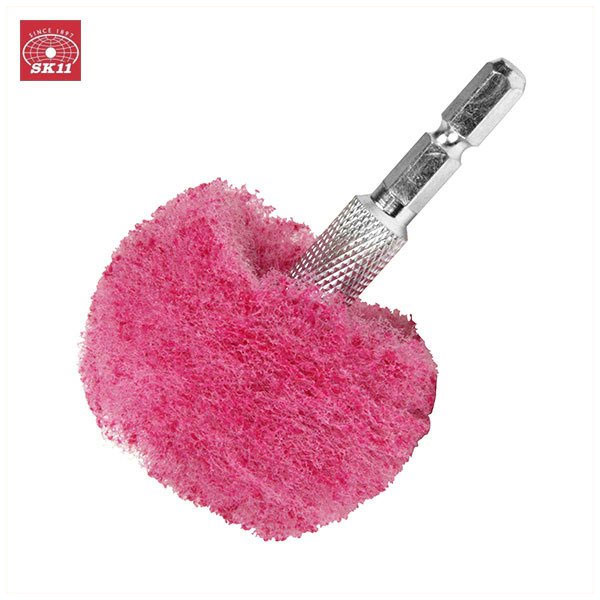 SK11 おそうじアフロ君 ジュニア 50mm 無砥粒抗菌 インパクトドライバー用