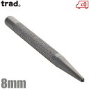 trad 穴あけポンチ 穴径8mm 穴あけパンチ センターポンチ 皮ポンチ レザーパンチ 革 穴あけ工具 穴あけ器 TCP-810