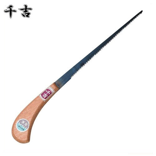 千吉 挽廻鋸 ピストル柄 180mm 薄板 ベニヤ板 のこぎり