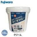 フジワラ化学 珪藻土 壁材MIX クリーム 10kg 内装壁用 水性厚塗りタイプ 簡単 壁材 DIY リフォーム かべ 補修