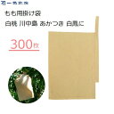 一色本店 もも掛け袋 300枚 果実袋 掛け袋 桃用 白桃 川中島 あかつき 白鳳 寒冷対策 害虫対策 鳥よけ 果実掛け袋 #7 K-5