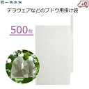 一色本店 ぶどう掛け袋 500枚 果実袋 掛け袋 ブドウ用 デラウェア 一重掛け袋 雨よけ 雨対策 害虫対策 鳥よけ 有袋栽培 果樹 果実掛け袋 #8 K-14