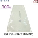 一色本店 ぶどう三角袋(大) 300枚 ぶどう 出荷袋 透明 巨峰 ピオーネ ブドウ用 大房 出荷用 セロハン セロファン 陳列袋 包装 大房品種 K-30