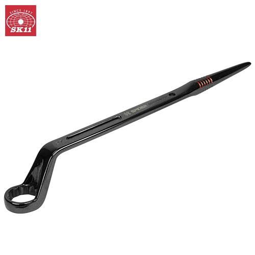 SK11 シノ付きメガネレンチ SPD-S27W M16用 2面幅27mm SPIDER 鳶職人用 鳶用 シノ付ラチェット