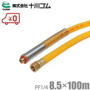 十川ゴム 動噴ホース 8.5mm×100m 3.5Mpa G1/4付 HIDX-II 動力噴霧器 高圧ホース スプレーホース 動力噴霧器用ホース 散布機ホース(4)