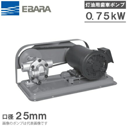 エバラポンプ 灯油ギヤポンプ GPAR型 25GPAR5.75B/25GPAR6.75B 200V モーター付 ギヤーポンプ