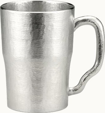 【送料無料】大阪錫器 ジョッキ 〔お湯割りグラス ビールジョッキ 酒器〕 シルキーシリーズ ノーブル 17-2-1