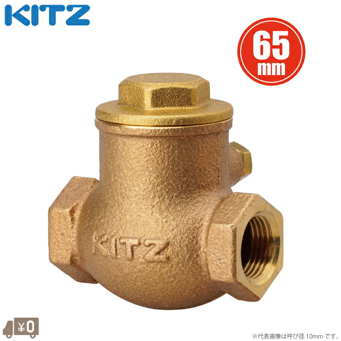 KITZ スイングチャッキバブル 65mm 青銅製 チャッキ弁 逆止弁 R-65A 21/2 125型 キッツ 逆流防止弁 浄化槽 水中ポンプ 井戸ポンプ 排水ポンプ チェッキ弁 逆止め弁 チェックバルブ