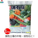 朝日アグリア 消石灰 肥料 1kg 土壌作り 中和 活性化 国産 pH調整 土作り 家庭菜園 家庭用 園芸 ガーデニング