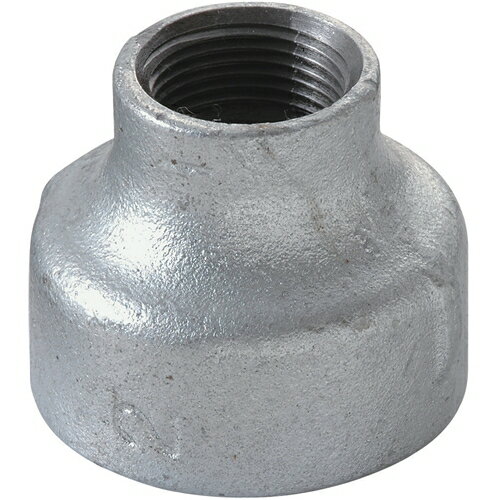 東尾メック 異径ソケット 白ソケット 40A×25A 異形ソケット 配管 ねじ込み 径違いソケット 異径継手 鉄製 40mm×25mm