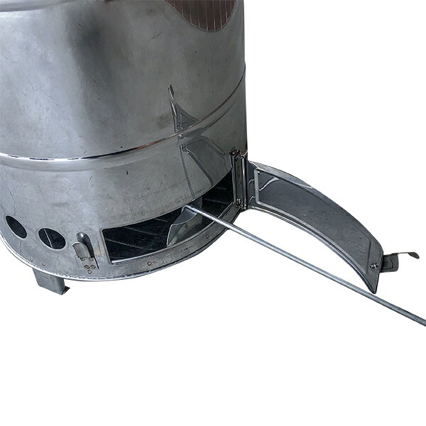 家庭用 ステンレス製 焼却炉 60型 [60L 焼却器 ドラム缶 sanwa 三和式 落ち葉掃除] [3]