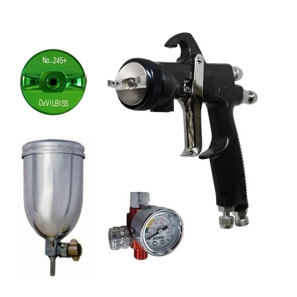 (数量限定)(K.V3.L)DEVILBISS　デビルビス　スプレーガン　LUNA2X-C-13G　小型　重力式　フリーアング..