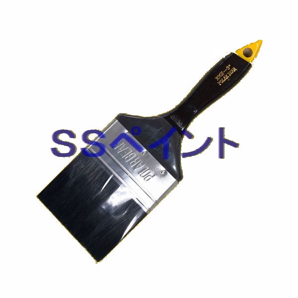 ラスター刷毛　356N中国ラスター　平　黒　3インチ　1本