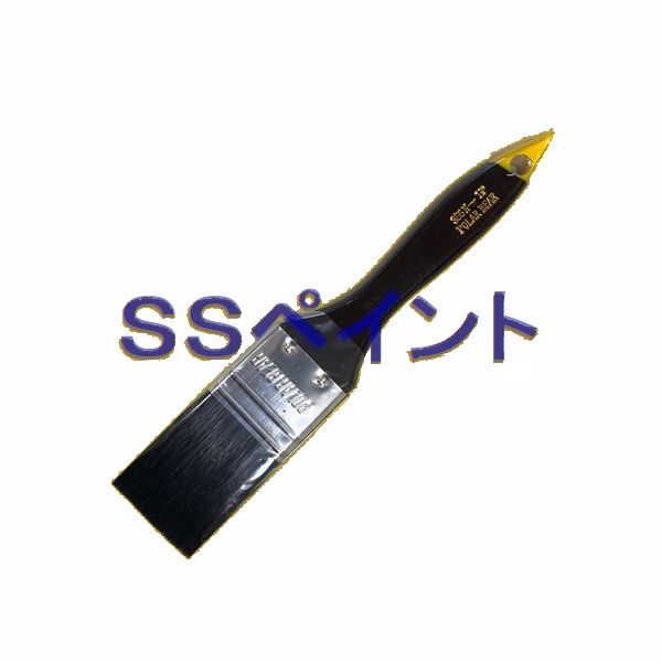 ラスター刷毛　356N中国ラスター　平　黒　1.5インチ　1本