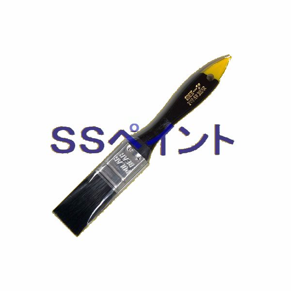 ラスター刷毛　356N中国ラスター　平　黒　1インチ　1本